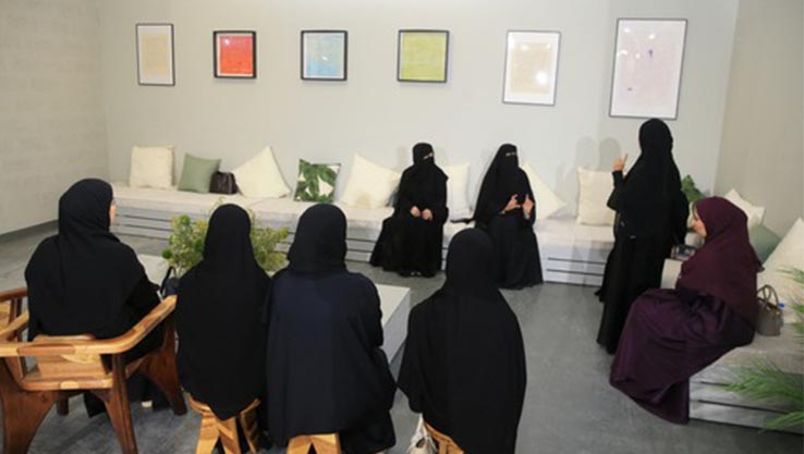 The Social Development and Family organizes a workshop on "Entrepreneurship in Cooperation with "Nama" Center"