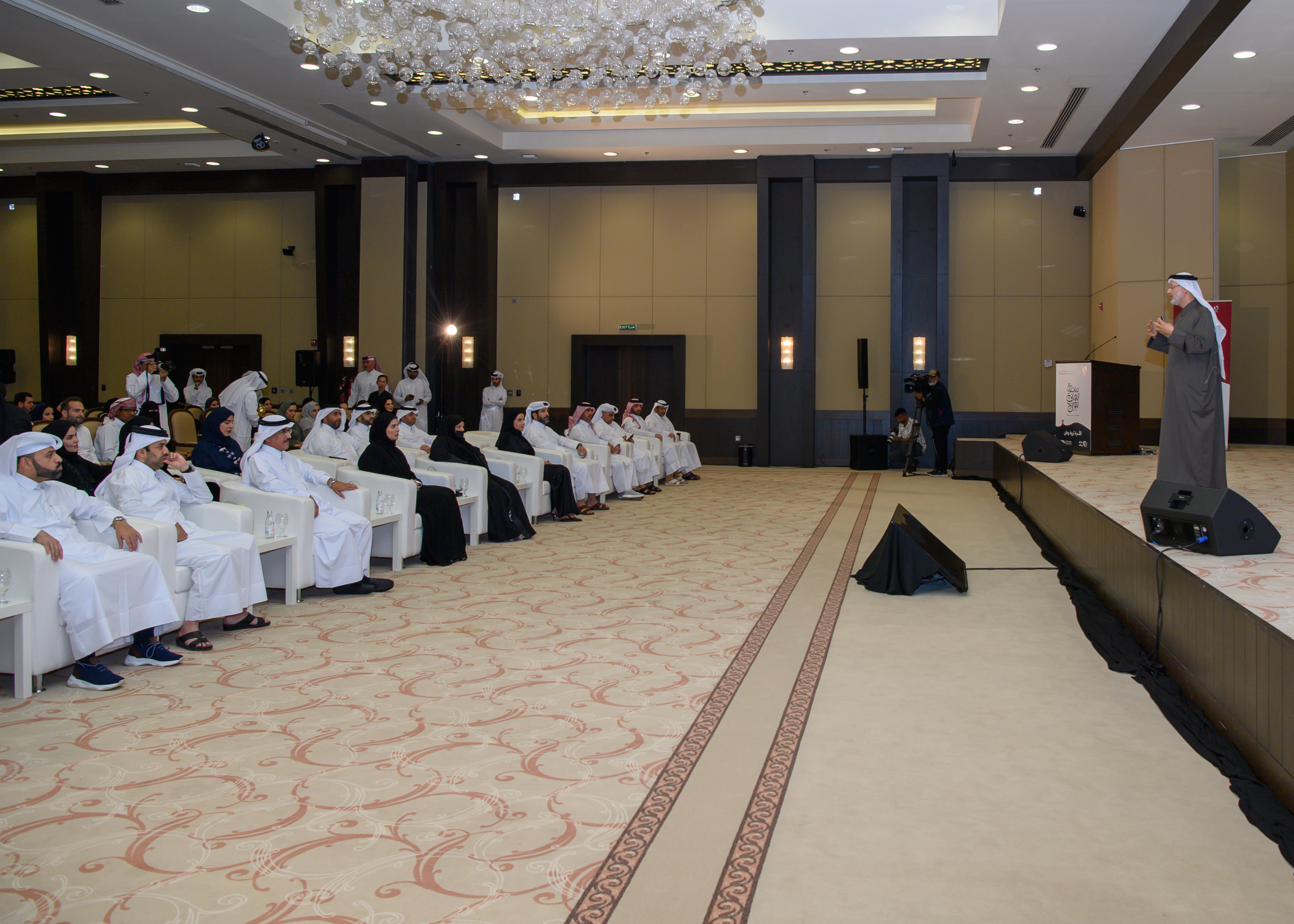 Within the activities of the First-year Marriage Program, “Social Development” hosts the family consultant, Dr. Jassim Al-Mutawa