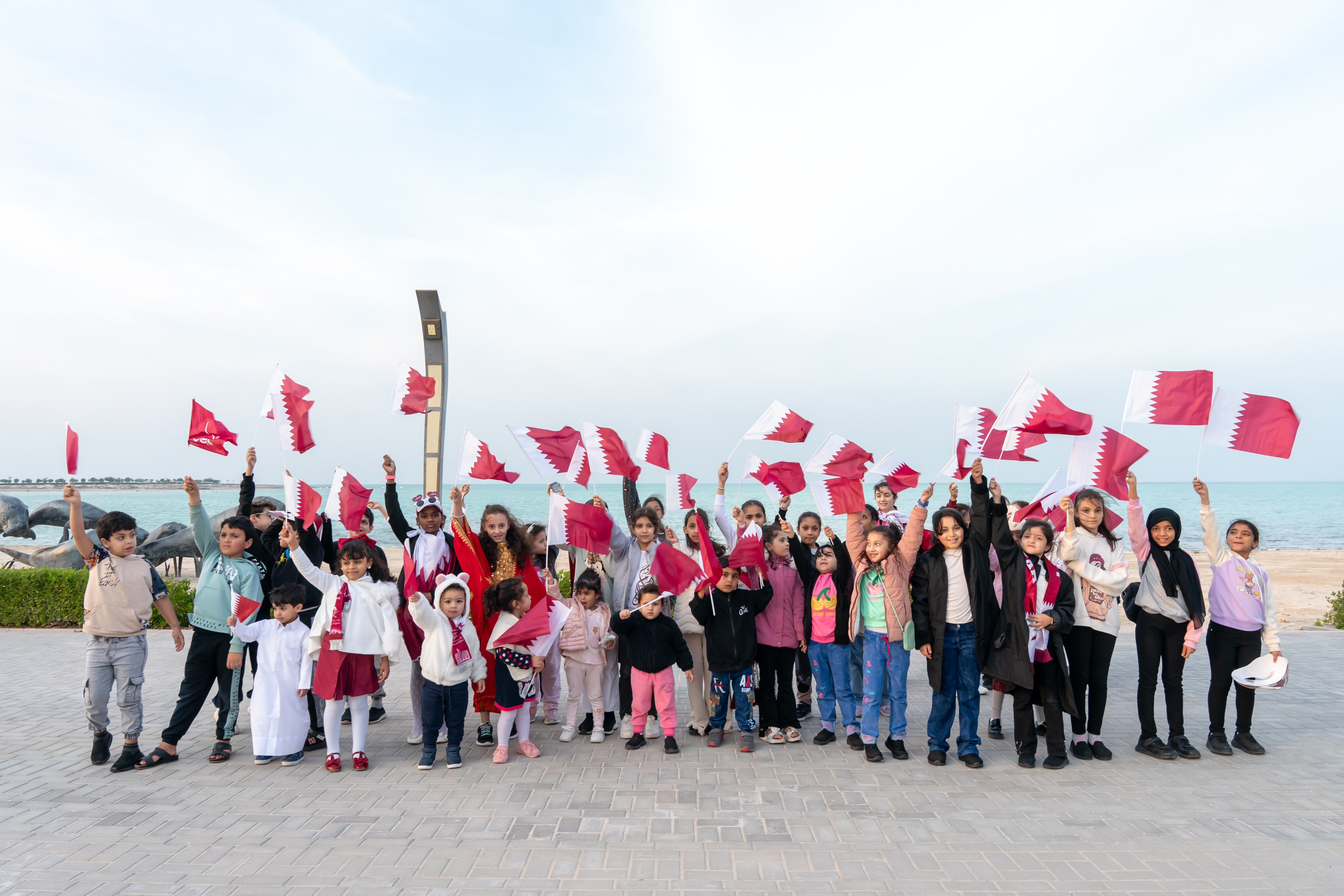 MSDF holds flag march at Al Shamal Corniche