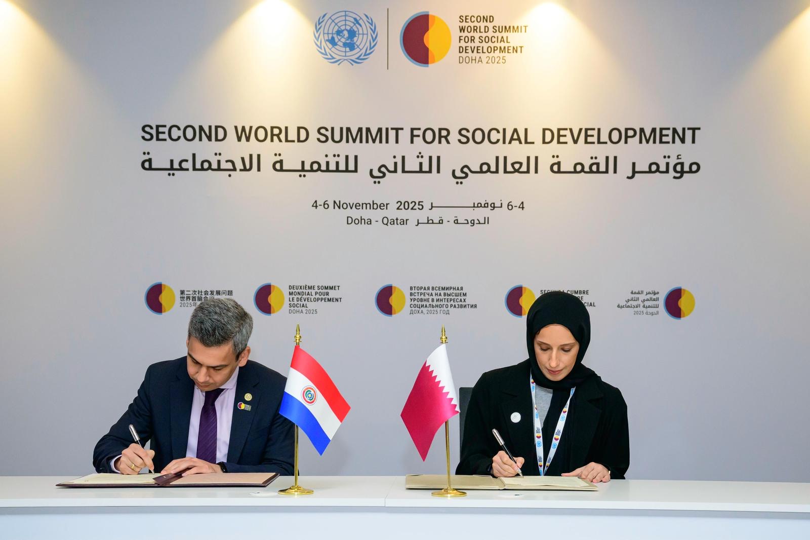 Qatar, Paraguay Sign MoU on Cooperation in Social Affairs
